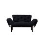 Atelier Del Sofa Nitta - Sofá-Cama de 2 Plazas Negro